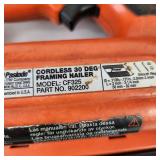 Paslode Cordless 30 Degree Framing Nailer Model CF325 Good Condition UNTESTED