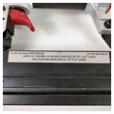 Lot Of Two Pneumatic Tools Central Pneumatic Air Nailer/Stapler And Porter Cable Model BN138 18 GA 1 3/8" Brad Nailer UNTESTED