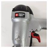 Lot Of Two Pneumatic Tools Central Pneumatic Air Nailer/Stapler And Porter Cable Model BN138 18 GA 1 3/8" Brad Nailer UNTESTED