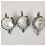 Lot Of Three Vintage Gauges Good Condition