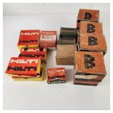 Lot Of Partial Boxes Of Power Tool Fasteners Hilti And More