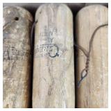 Lot Of Seven Wood Handle Chisels Good Condition