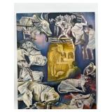 Original Painting by VERONA ReBOW " The Sacred and the Suffering I" Large Statement Art