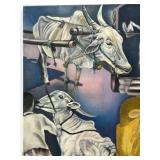 Original Painting by VERONA ReBOW " The Sacred and the Suffering I" Large Statement Art