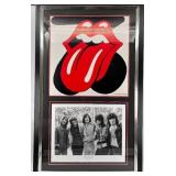 Framed Limited Edition Rolling Stones Poster and Photograph Set