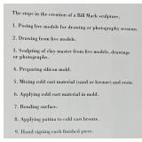 Autographed Bill Mack Art Book with Sculptural Highlights