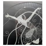 Art Deco Erte Glass Illuminaire Sculpture with Dancer Design - Signed and LE 45/99
