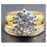 2.48 Carats Round Brilliant Diamond Ring with VS2 Clarity