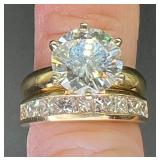 2.48 Carats Round Brilliant Diamond Ring with VS2 Clarity