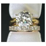 2.48 Carats Round Brilliant Diamond Ring with VS2 Clarity