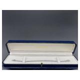 18K White Gold Diamond Tennis Bracelet with 6.5 Carats of Diamonds