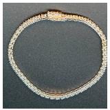 18K White Gold Diamond Tennis Bracelet with 6.5 Carats of Diamonds