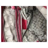 Coach 9151 Red Leather Bucket Bag with Original Packaging