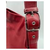 Coach 9151 Red Leather Bucket Bag with Original Packaging