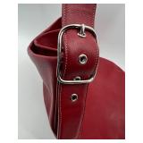 Coach 9151 Red Leather Bucket Bag with Original Packaging