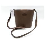 Coach Signature Crossbody Bag in Dark Stone