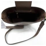 Coach Signature Crossbody Bag in Dark Stone