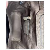 Coach Signature Crossbody Bag in Dark Stone