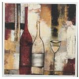 Bellows - Signed Artist Proof Framed Wine and Glasses Artwork