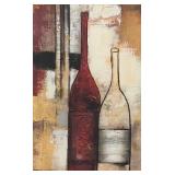 Bellows - Signed Artist Proof Framed Wine and Glasses Artwork