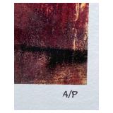 Bellows - Signed Artist Proof Framed Wine and Glasses Artwork