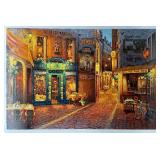 Victor Shvaiko Signed Limited Edition Canvas Art - Streets of Paris #1
