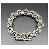 Ippolita Sterling Silver Linked Bracelet with Amethyst Accent