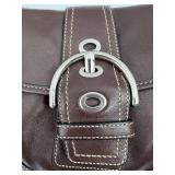 Coach Brown Leather Bag with Strap