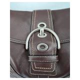 Coach Brown Leather Bag with Strap