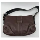 Coach Brown Leather Bag with Strap