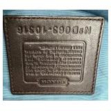 Coach Blue Leather Bag with Buckle