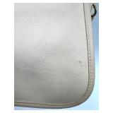 Vintage Coach Leather Shoulder Bag with Brass Hardware