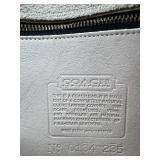 Vintage Coach Leather Shoulder Bag with Brass Hardware