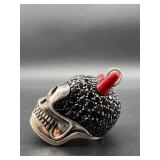 Thomas Sabo Sterling Silver Skull Pendant with Devil Horns