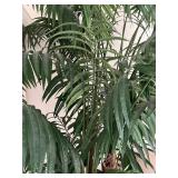 Large Artificial Palm Tree in Black Pot