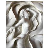 Mystery by Bill Mack 1995 Bonded Sand Relief Sculpture