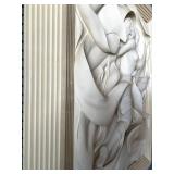 Mystery by Bill Mack 1995 Bonded Sand Relief Sculpture