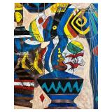 The Water Bearer Serigraph by He Neng