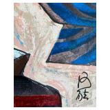 The Water Bearer Serigraph by He Neng