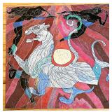 Mountain Spirit by He de Guang Limited Edition Serigraph