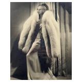 Framed Autographed Jean Harlow Vintage Portrait