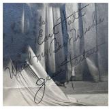 Framed Autographed Jean Harlow Vintage Portrait