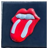 Fuzion by Andrew Pearson Dimensional Wall Art - Rolling Stones Tongue Symbol