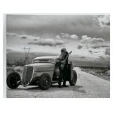 Collection of 4 Black and White Billy Gibbons Photographs on Metal #1