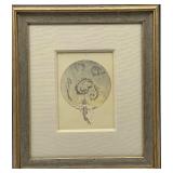 Framed Artwork featuring Playful Fish Print