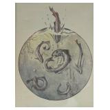 Framed Artwork featuring Playful Fish Print