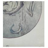 Framed Artwork featuring Playful Fish Print