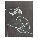 Framed Yuroz Print - Abstract Line Art Design