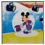 Framed Disney Animation Cel featuring Mickey Mouse