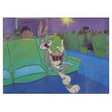Bugs Bunny Eating Popcorn Limited Edition Animation Cel Art - Framed